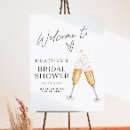 Search for brunch and bubbly welcome signs Bridal shower welcome
