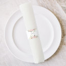 Search for flowers napkin bands chic