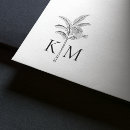 Search for palm tree rubber stamps Simple