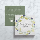 Search for fine art business cards florist