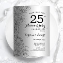Search for 25th anniversary invitations Elegant