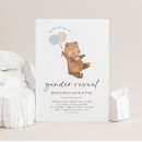 Search for teddy bear gender reveal invitations Party