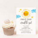 Search for first trip around the sun invitations Yellow