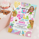 Search for hawaiian birthday invitations Luau birthday party