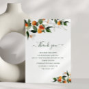 Search for citrus thank you cards Little cutie