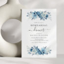 Search for winter rehearsal dinner invitations Navy blue