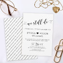 Search for we still do wedding invitations Minimal