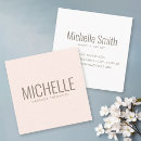 Search for light pink business cards Beauty
