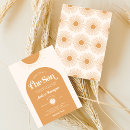 Search for here comes the sun baby shower invitations Retro