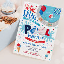 Search for sports pool invitations Swimming party
