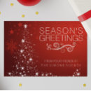 Search for tree business holiday cards Red
