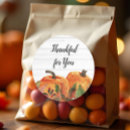 Search for pumpkin thank you stickers Thanksgiving
