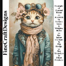 Search for steampunk decoupage paper Cat