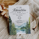 Search for the adventure begins invitations Mountain
