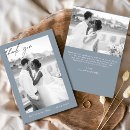 Search for dusty blue wedding thank you cards Typography