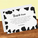 Search for moo moo thank you cards Cow baby shower