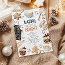 Search for baking party invitations Baking spirits bright