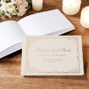 Search for rose gold wedding guest books Floral