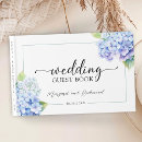 Search for hydrangea guest books Dusty blue