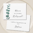 Search for wedding bridesmaid cards Greenery