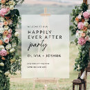 Search for happily ever after wedding signs Chic