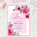 Search for love is in the air bridal shower invitations Hearts
