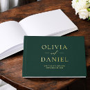 Search for emerald green guest books Minimalist