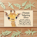 Search for giraffe business cards Childcare