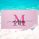Search for hot pink beach towels Girly