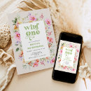 Search for nature birthday invitations Wildflower