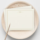 Search for gold border note cards Chic