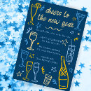 Search for funny new years eve invitations Modern