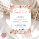 Search for pampas grass baby shower invitations Pink