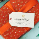 Search for snowflake gift tags Modern