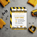 Search for construction baby shower invitations Transportation