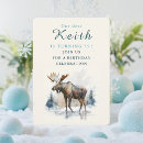 Search for moose birthday invitations Winter
