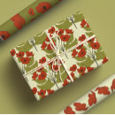 Search for poppy wrapping paper Birthday