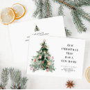 Search for holiday moving announcement cards We've moved