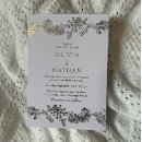 Search for silver and white invitations Elegant