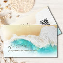 Search for coastal business cards Blue