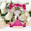 Search for magenta and gold invitations Mis quince