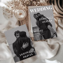 Search for save the date rehearsal dinner invitations Black and white