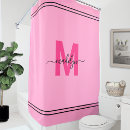 Search for pink shower curtains Create your own