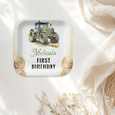 Search for tractor paper plates 1st birthday