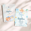 Search for blue gold baptism invitations Christian