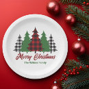 Search for buffalo plaid paper plates Rustic
