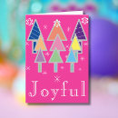 Search for modern art christmas cards Colorful