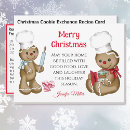 Search for gingerbread christmas cards Cookie exchange