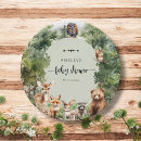 Search for adventure baby shower plates Woodland animals