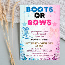 Search for boots or bows gender reveal Cowboy